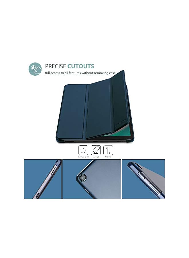 Procases Galaxy Tab A 10.1 Case 2019 Model T510 T515 T517, Slim Lightweight Stand Case Shell Cover For 10.1 Inch Galaxy Tab A Tablet Sm-T510 Sm-T515 Sm-T517 2019 Release -Navy - Image 3