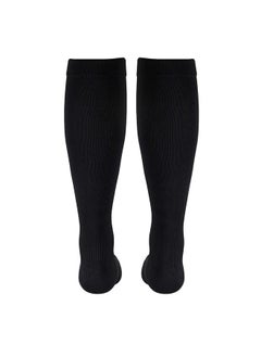 Truform Compression Socks, 15-20 mmHg, Men's Dress Socks, Knee High Over Calf Length, Black, Large  - Image 5