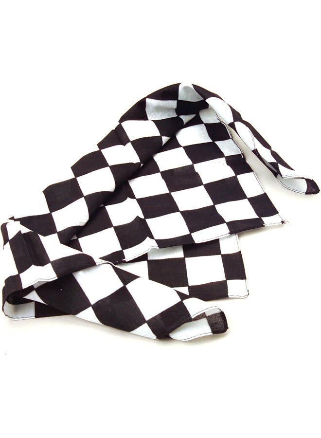 U.S. Toy U.S. Toy U. S. 12 Pack Checkered Flag Bandanas - Racing Party Favors 