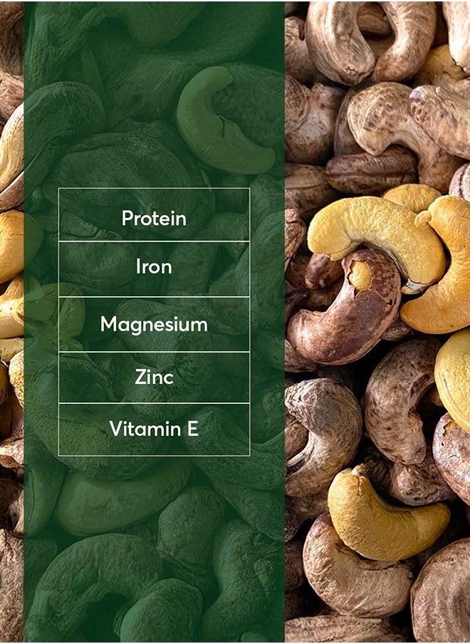 The Caphe Vietnam Premium Cashew Nuts - 500 G | Wood-Baked, Roasted Cashew | Salted with Skin | Size A | Vietnamese Cashew, Ready To Eat Nuts  - Image 3