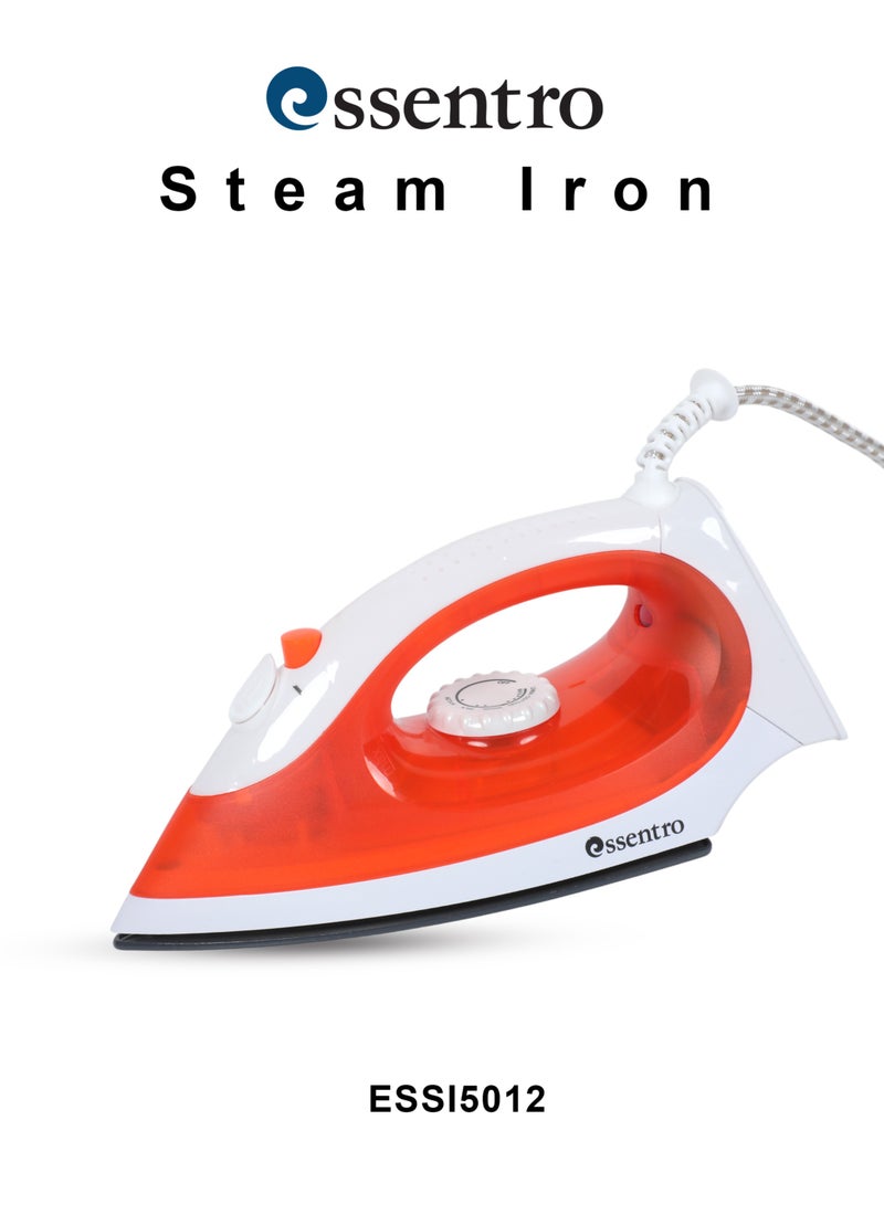 ESSENTRO Essentro Steam Iron 1300W, Ceramic Soleplate ,Adjustable Temperature & Power Indicator Light - ESSI5012  - Image 1
