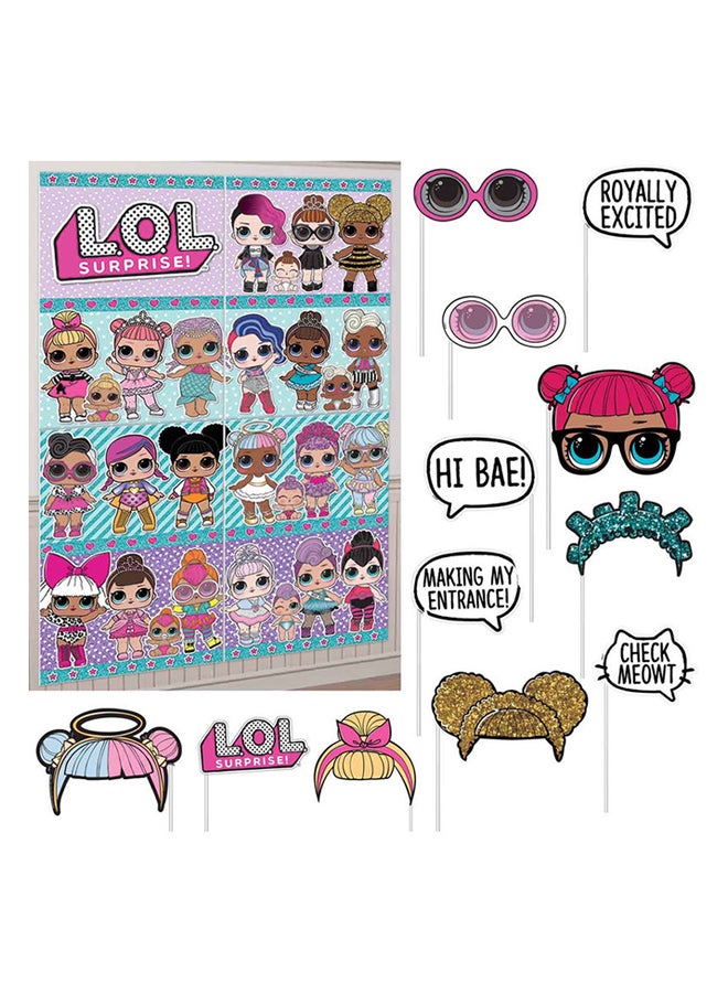 Amscan Lol Surprise Scene Setter With Props 16Pcs