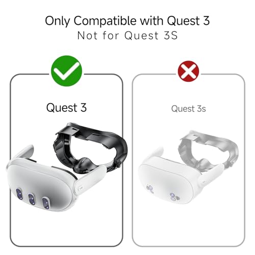 APEXINNO Adjustable Facial Interface for Meta Quest 3 Accessories,Face Cover with Breathable Foam Pads, Light-Blocking Nose Pad,Includes Two Face Cushions:Ice Silk & PU (Not Compatible with Quest 3S) - Image 2