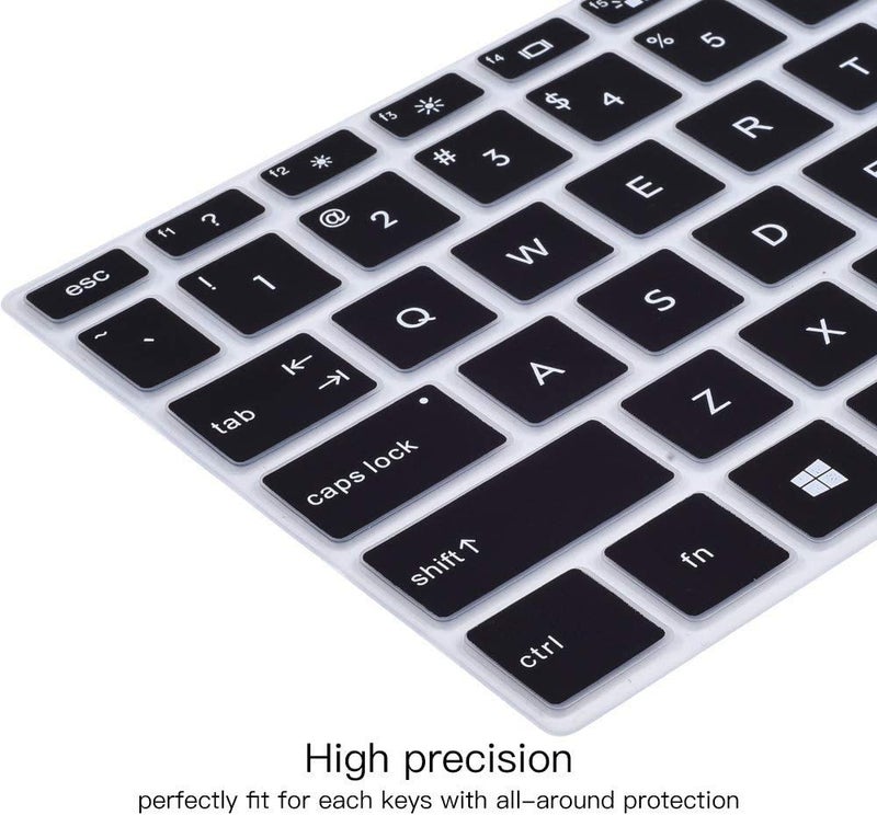 imComor Keyboard Cover for HP Laptop 15.6 15-da/db/bs 15-dw 15-dy 15-ef 15-dy1043dx 15-dy5033dx dy1051wm dy2073dx 15-dw0083wm dw0037wm dw1083wm 15-ef2126wm 15-ef1001ds, HP 17-by/bs/ca 17.3 Keyboard Skin,Black - Image 3