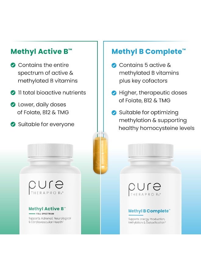 Pure Therapro Rx Methyl B Complete - 120 Vegetable Capsules | Optimal Methylation Support Supplement - Image 5