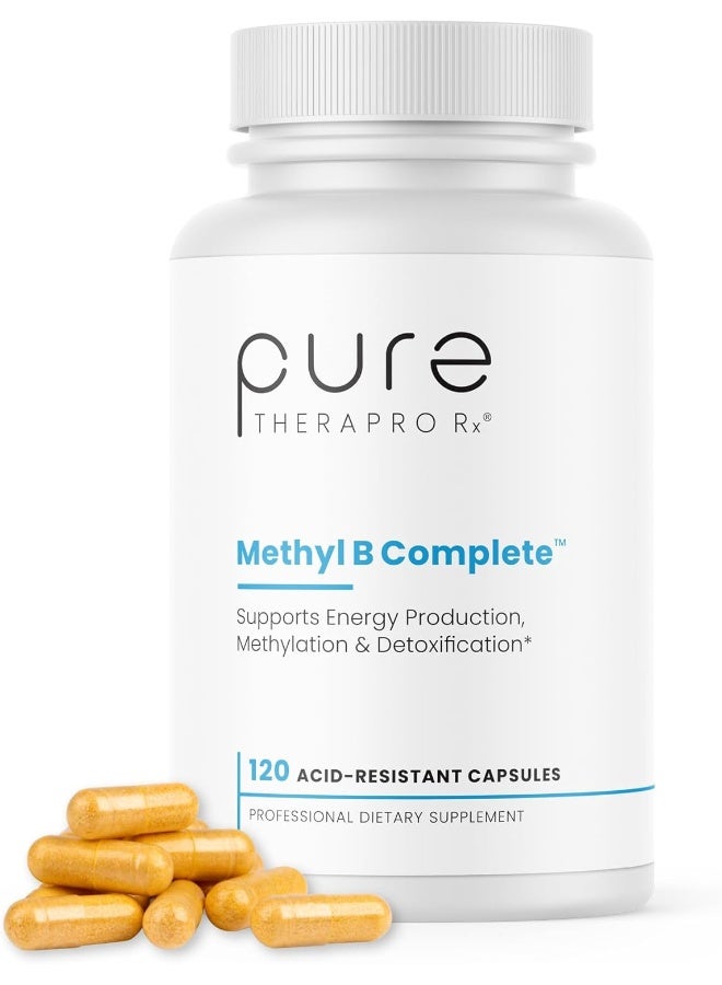 Pure Therapro Rx Methyl B Complete - 120 Vegetable Capsules | Optimal Methylation Support Supplement - Image 1