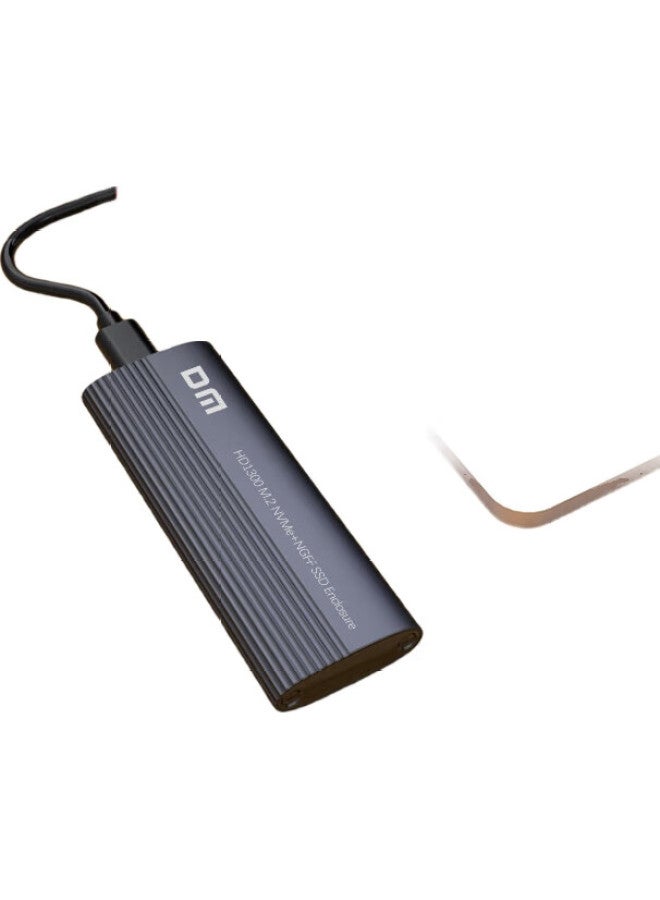 Dm Daimai M.2 Nvme/Ngff External Hard Drive Enclosure, Type-C 3.2 Ssd Enclosure, Laptop Dual-Protocol External Hard Drive Enclosure, Hd1300 - Image 1