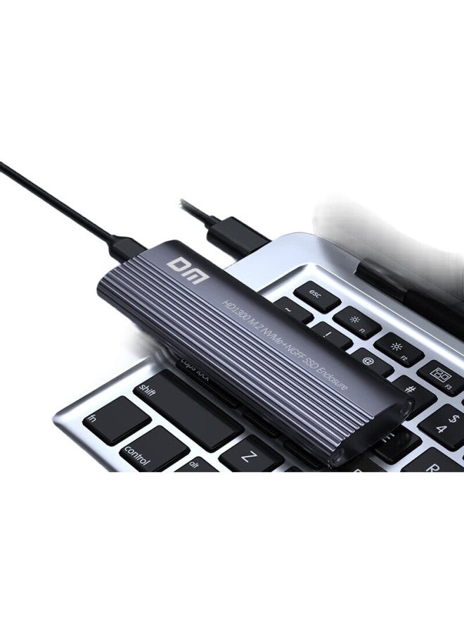 Dm Daimai M.2 Nvme/Ngff External Hard Drive Enclosure, Type-C 3.2 Ssd Enclosure, Laptop Dual-Protocol External Hard Drive Enclosure, Hd1300 - Image 3