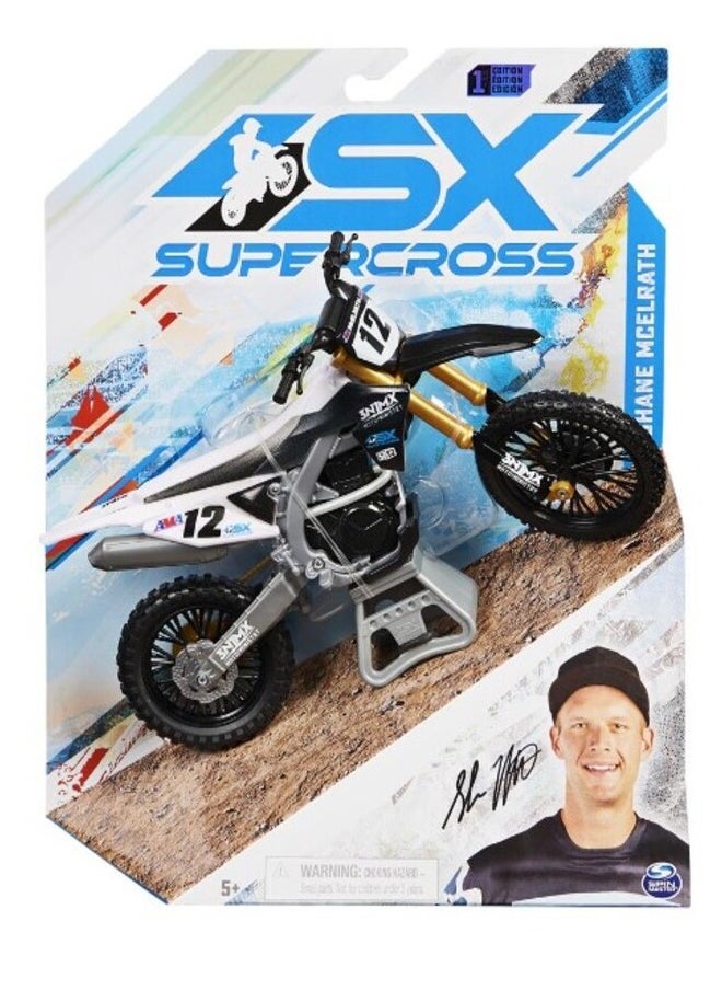 سبن ماستر دراجة نارية SX Supercross Die Cast 1:10 - قطعة واحدة فقط، متنوعة / قد يختلف الطراز/اللون  - Image 2