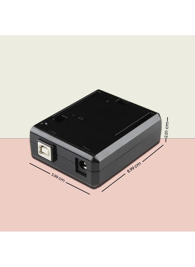 Sb Components SB Arduino Uno R3 Enclosure case Box - Black Plastic  - Image 5