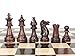 House of Chess Victorian Staunton Ringy Rose Wood Chess Set 14 x 14 Inches Wooden Folding Chess Board with Algebraic Notation Wooden Chess Pieces with King Height 3 Inches 2 Extra Queens - Image 4