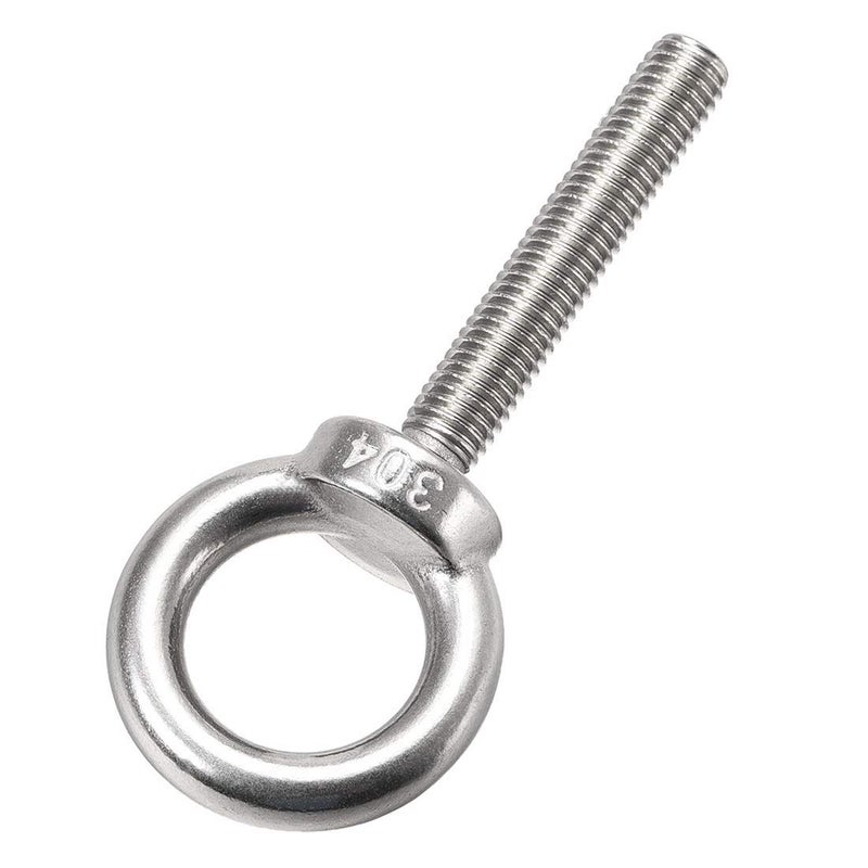 5 Pack M10x60mm 304 Stainless Steel Female Thread Lifting Eye Bolt for Hanging - Image 5
