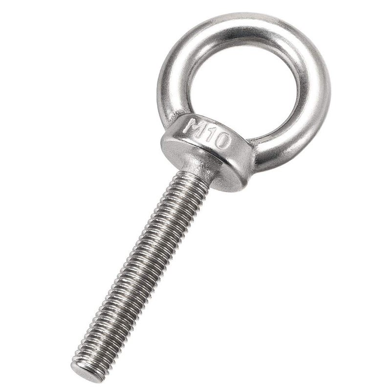 5 Pack M10x60mm 304 Stainless Steel Female Thread Lifting Eye Bolt for Hanging - Image 1