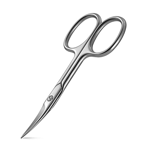 BEZOX Nail Scissors with Sharp Curved Blade - Nail Maintenance Toenail and Fingernail Scissor with Ergonomic Design for Men & Women - Image 1