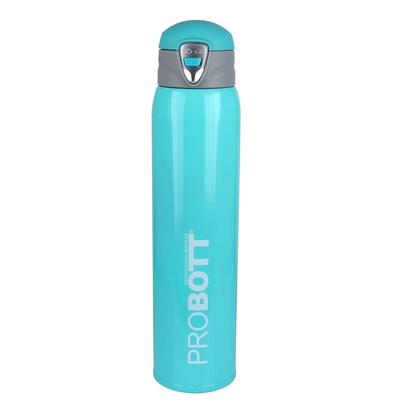PROBOTT Thermosteel Vacuum Flask Hot & Cold Sports Bottle Each 750ml -Blue (Pack of 2) - Image 2