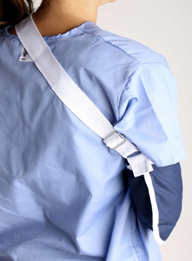 MediChoice Arm Sling, Medium, Envelope Style, Adjustable Wide Shoulder Strap With Hook And Loop Closure, Breathable Polyester, 8 Inch x 15 Inch, Navy, 1314ASL2104 (Each of 1) - Image 2