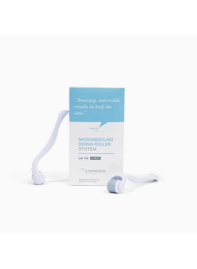كوزميديكا سكين كير كوزميديكا ميكرونيدلينغ ديرما رولر للوجه 0.25 ملم للوجه 540 إبر دقيقة للعناية بالبشرة أداة تجميل الوخز بالإبر - Image 1
