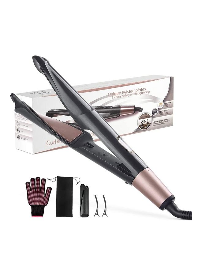 Hair Curler Set in Black and Pink Color - Image 1
