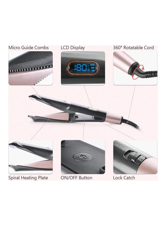 Hair Curler Set in Black and Pink Color - Image 2