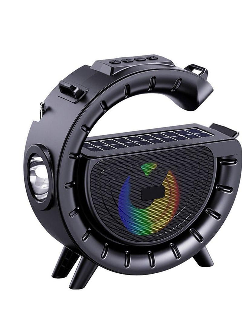 Beauenty Wireless Solar Charging Music Player Powered Outdoor Bluetooth Speaker For Bedroom, Home, Party, Living Room, Outdoor - Image 1