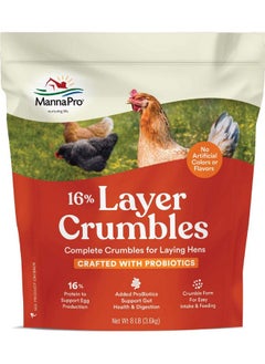 Layer 16% With Probiotic Crumbles | No Artifical Colors Or Flavors | 8 Lb - pzsku/Z9253331F67DA06514CEDZ/45/_/1726220345/9bd22196-8742-4661-9a5c-701e1798ccf7