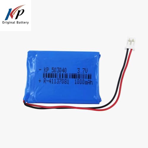 KP Original Battery KP Original 503040 3.7v 1000mah بطارية قابلة لإعادة الشحن مع موصل لمكبر صوت البلوتوث، الألعاب، الطائرة بدون طيار الصغيرة 1000 mAh 3.7 v Li Po (عبوة 1) - Image 4