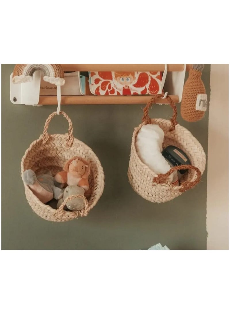 سلة بمقابض من جوز الهند – قطر 14 سم - Image 3