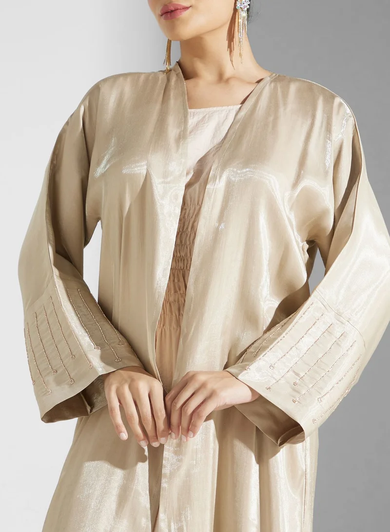 Khizana Embellished Detail Abaya