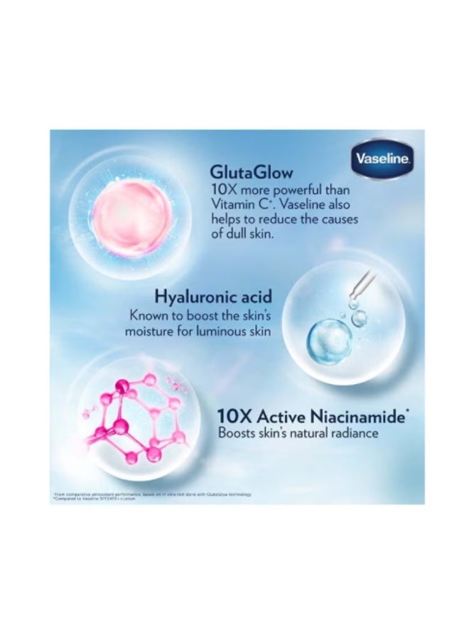 Vaseline Essential Even Tone Smooth Radiance Gluta-Hya Serum Burst Lotion 10X More Powerful than Vitamin C - 200ml - Image 4