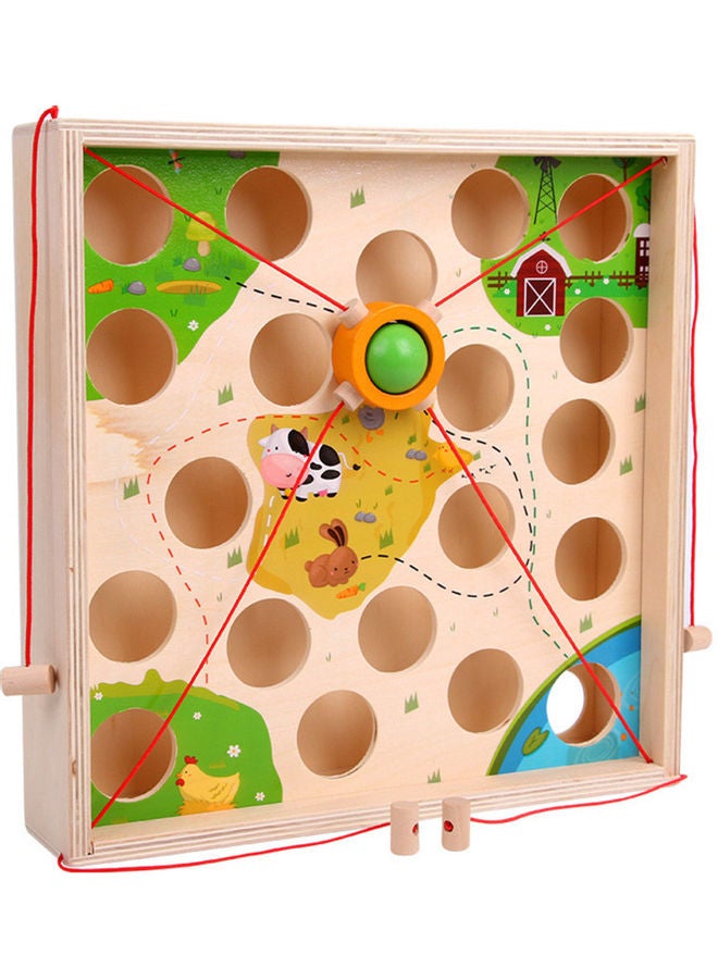 Wooden Puzzle 30.5x6.5x30.5cm - Image 1