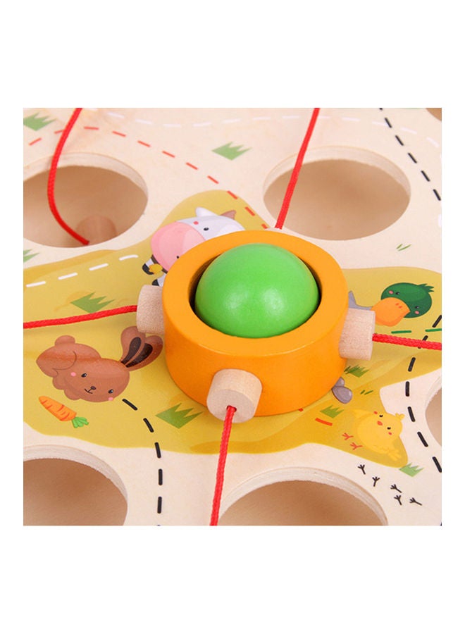 Wooden Puzzle 30.5x6.5x30.5cm - Image 4