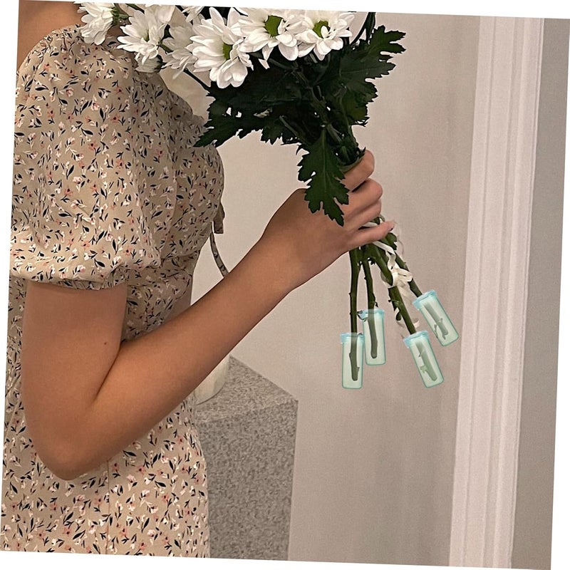 Floral Water Tubes for Flowers 10 Pack Plastic Floral Arrangement Supplies - Image 5