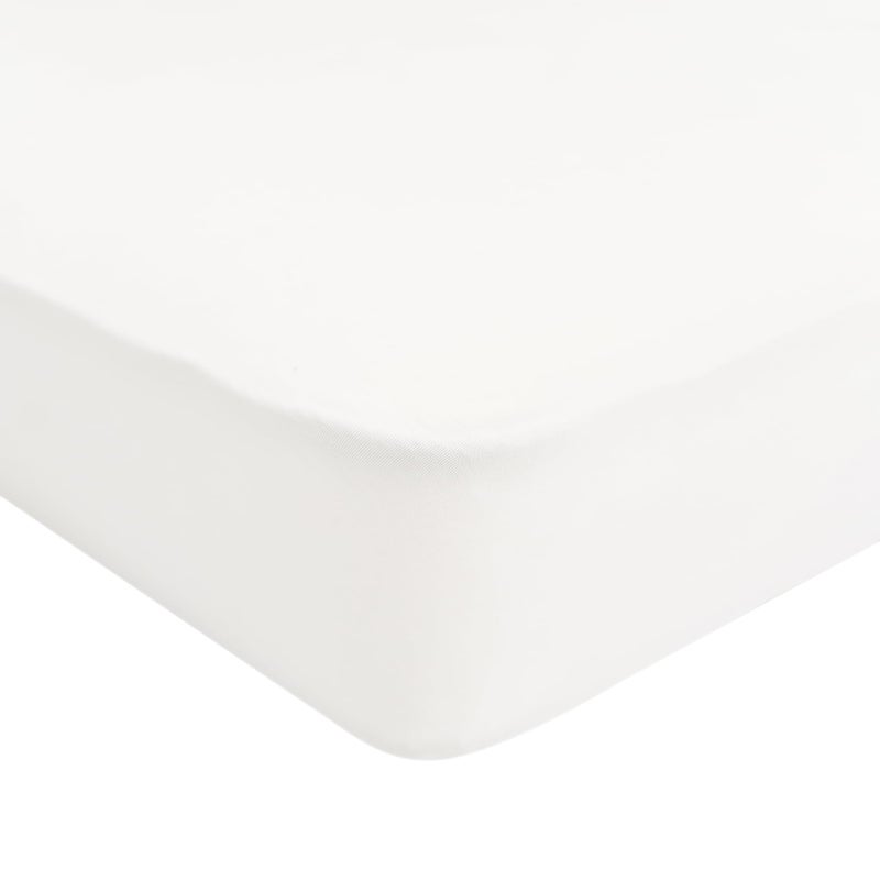 Kyte Baby Soft Crib Sheet - Standard Fitted Crib Sheet Made with Rayon from Bamboo, Ultra-Gentle and Breathable (Cloud) - Image 1