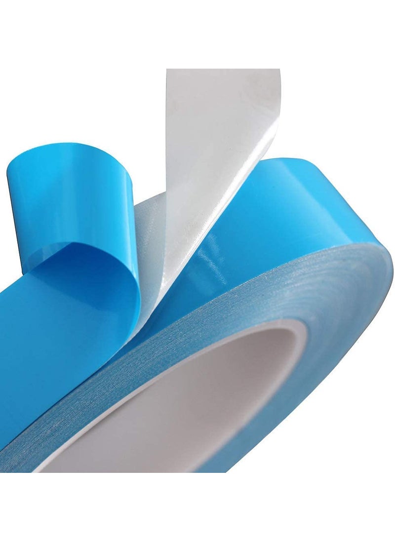 DHRUVPRO DHRUVPRO 15MM x 25M Thermal Conductive Tape DoubleSided Adhesive Cooling Tape for Heat Sink LED Strips LED Tube IC ChipSet 059 in x 82 ft Blue  - Image 2