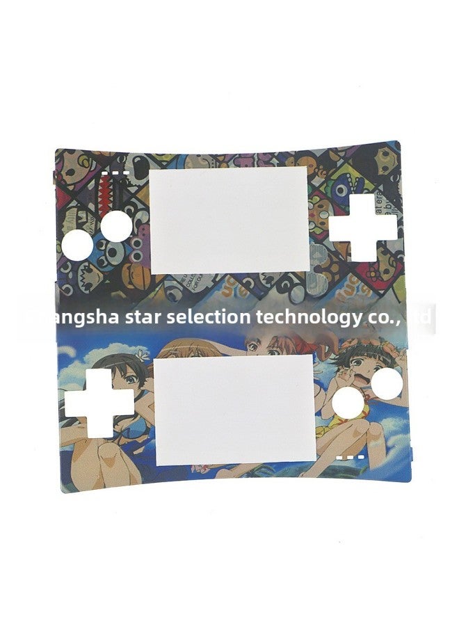 GBM Handset Game Pattern Cover Host Upper Cover Gbm Host Anti-Scratch Cover Host Anti-Scratch Panel-Product Color:A  - Image 5