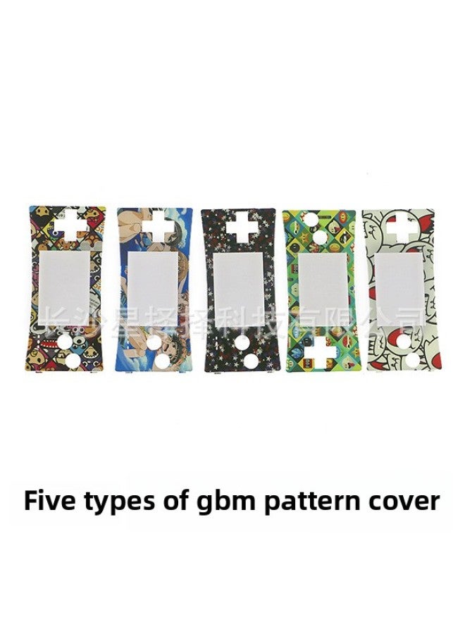 GBM Handset Game Pattern Cover Host Upper Cover Gbm Host Anti-Scratch Cover Host Anti-Scratch Panel-Product Color:A  - Image 2