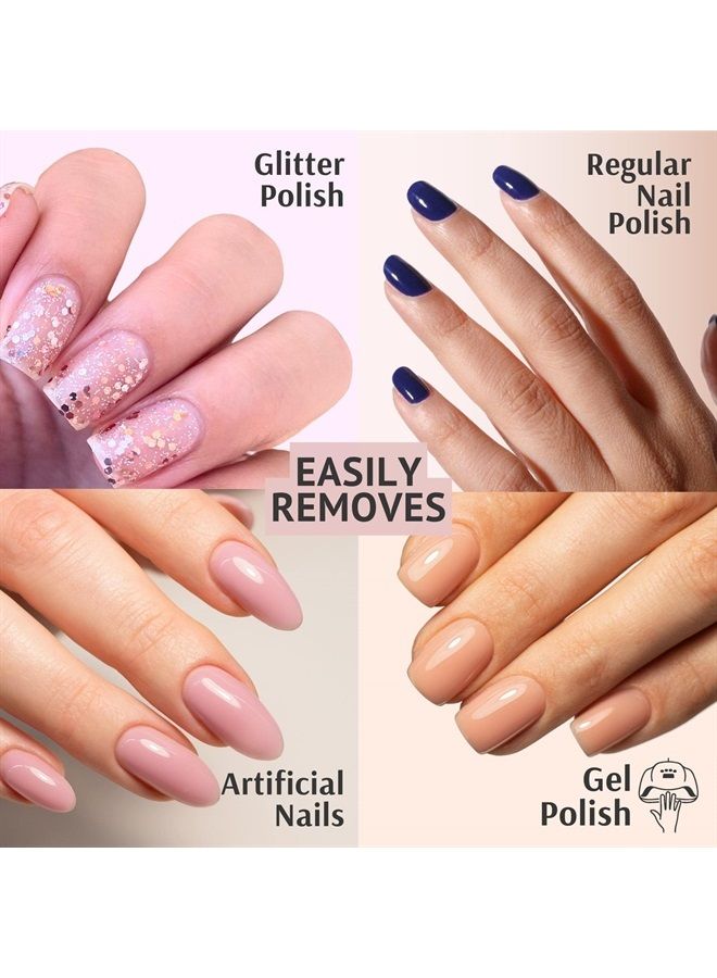 PRONTO 100% Acetone Gel Nail Polish Remover - Gel Polish Remover for Nails | Acetone Nail Polish Remover & Gel Remover For Nails for Removal of Glue, Gel, Acrylic & Dip | Gel Nail Remover, 8 Fl oz - Image 4