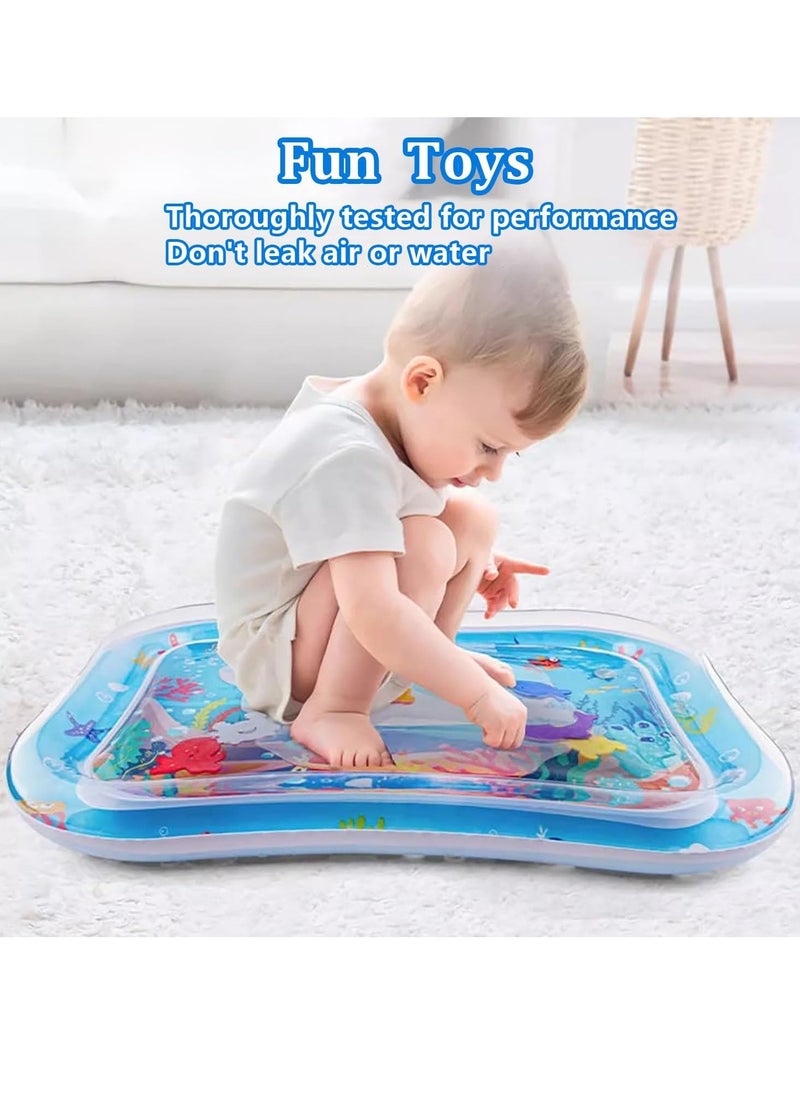 Generic - Cat Water Sensory Play Mat, Thickened Water Sensor Play Mat, Interactive Cat Toy for Indoor Cats with A Pump, Water Sensor Mat for Kids Cool Comfort Inflatable Tummy Time Water Mat - Image 1