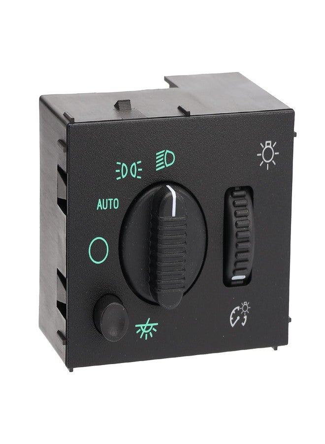 RLP مفتاح تحكم في إضاءة المصابيح الأمامية RLP، متوافق مع سيارات كاديلاك إسكاليد، وشيفروليه أفالانش، وسيلفرادو 1500، و2500، و3500، وسوبربان، وتاهو، وجي إم سي سييرا، ويوكون موديلات 2003-2006. بديل للرقم 19381535 - ضوء أخضر - Image 1