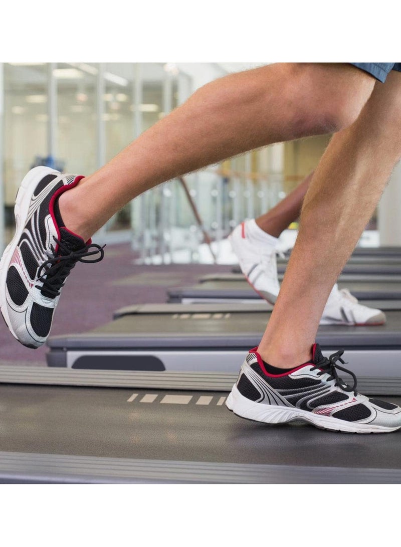 SYOSI 6 Pairs Running Socks Cushioned Trainer Socks Sports Socks Mens Socks Cotton Ankle Socks for Men Women Ladies Low Cut Anti-Blister Breathable Athletic Socks Walking Socks Black - Image 5