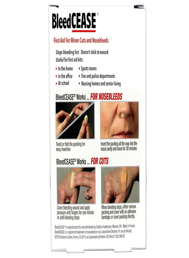 BleedCEASE First Aid, White, 5 Count - Image 4