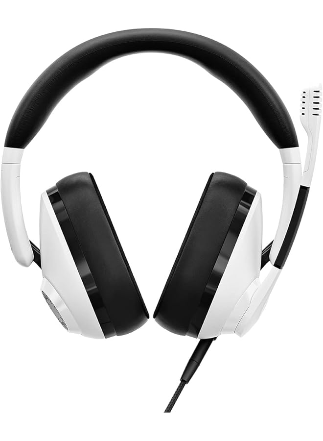 EPOS Audio H3 Closed Acoustic Gaming Headset With Noise Cancelling Microphone Plug & Play Audio Around The Ear Adjustable Ergonomic For Pc Mac Ps4 Ps5 Switch Xbox White - Image 2
