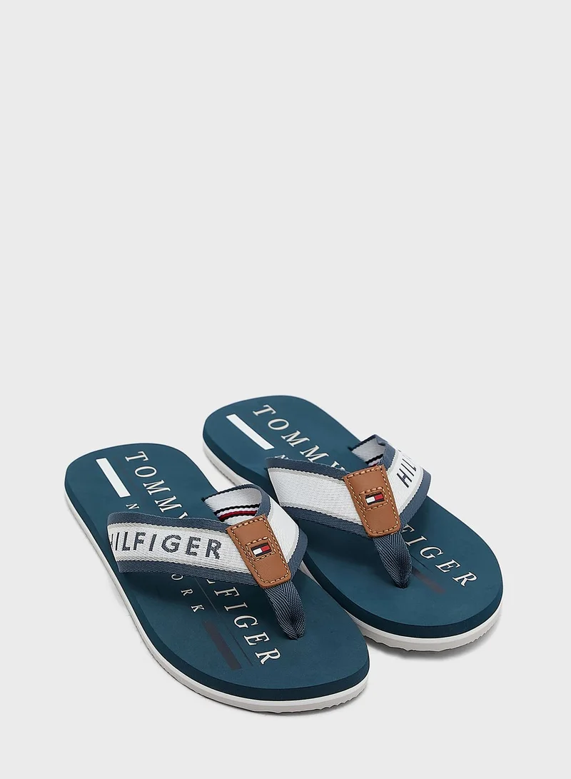 TOMMY HILFIGER Logo Flip Flops