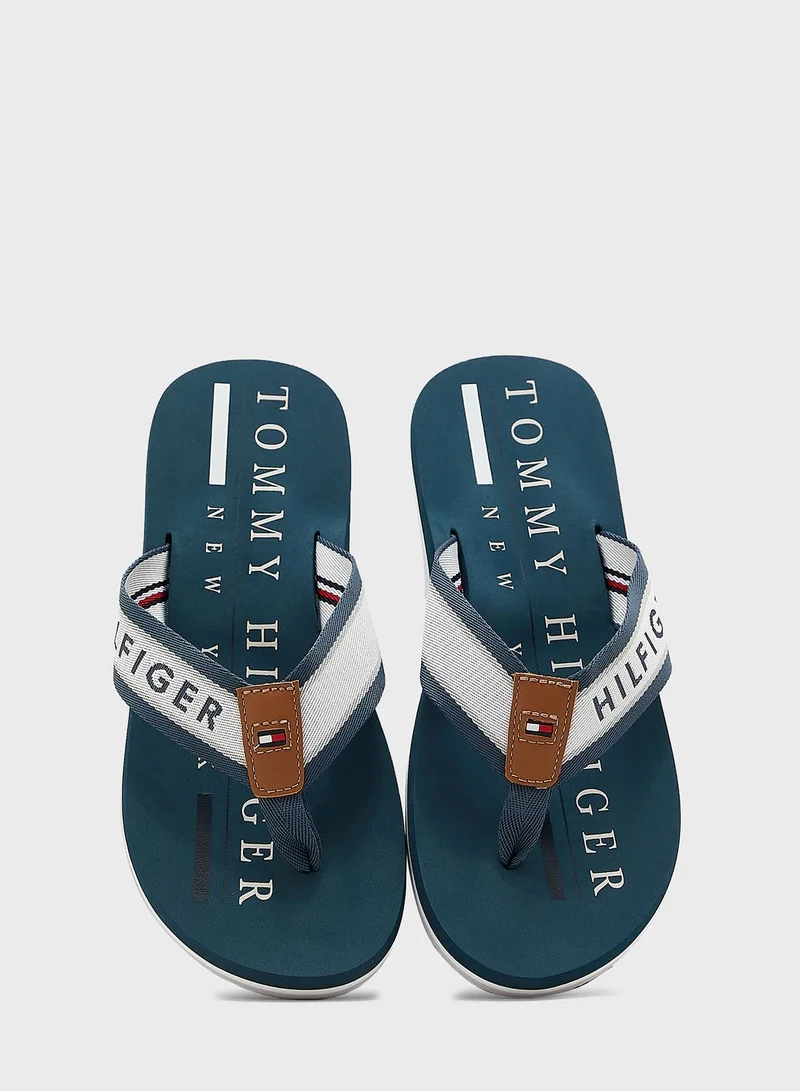 TOMMY HILFIGER Logo Flip Flops