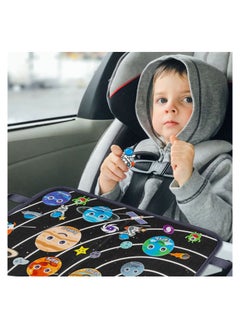 Y&D SYOSI Outer Space Travel Felt Story Set Board, Portable Board Solar System, Universe Storytelling Planets, Toddler Galaxy Theme Preschool Early Learning Interactive Play Kit (1 Set)  - Image 2