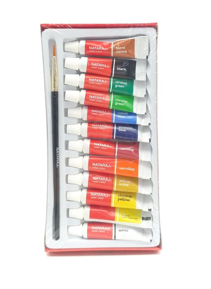 12-Piece Watercolour Tubes With Brush - pzsku/Z92540E0D40BFDFA0ECE6Z/45/_/1723895261/fd4c5f85-0300-41a5-a92f-c446a20f433c