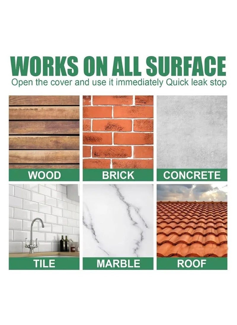 100g Transparent Waterproof Glue Multifunctional Odorless Quick-drying Waterproof Agent,Free From Smashing Bricks And Repairing Leaks,Used For Bathroom,Kitchen,Indoor,Outdoor repairs with brush  - Image 4