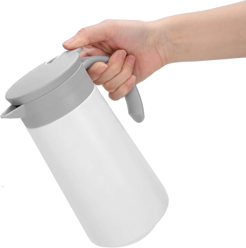comfrt 800ml Thermal Coffee Carafe, Stainless Steel Double Wall Insulated Vacuum Coffee Tea Milk Jug for Home Office Restaurant - Image 1