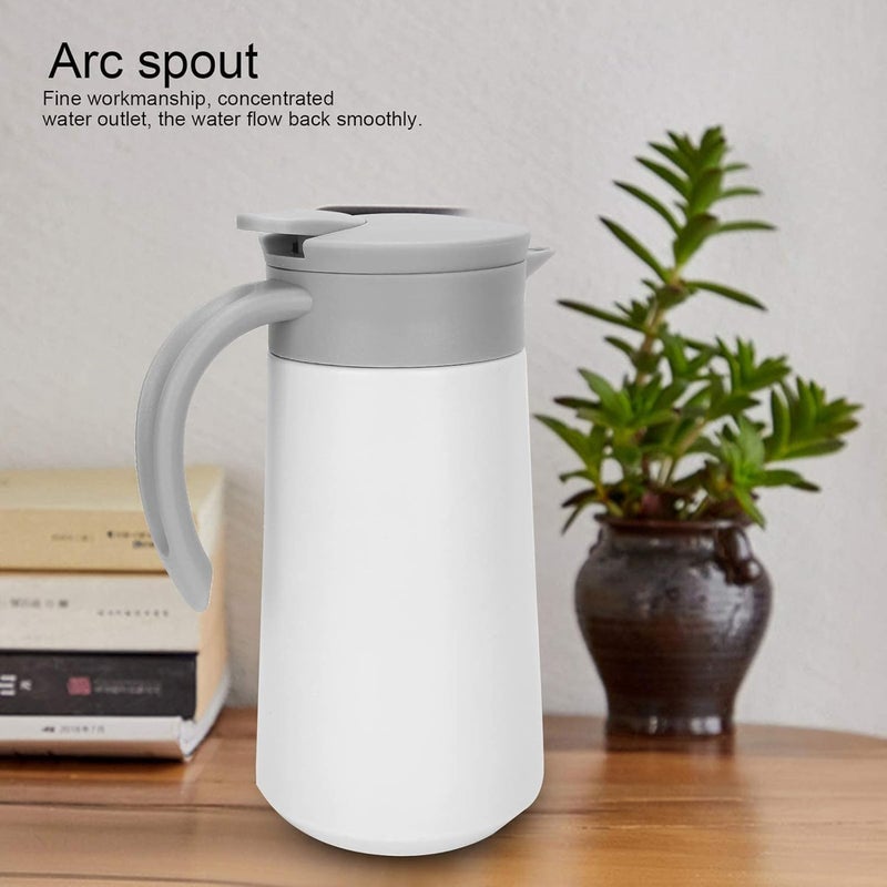 comfrt 800ml Thermal Coffee Carafe, Stainless Steel Double Wall Insulated Vacuum Coffee Tea Milk Jug for Home Office Restaurant - Image 3