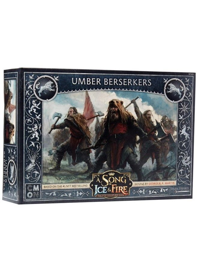 CMON - A Song Of Ice And Fire Tabletop Miniatures Game Umber Berserkers Unit Box ; Strategy Game For Teens And Adults ; Ages 14+ ; 2+ Players ; Average Playtime 4560 Minutes ; Made - Image 1